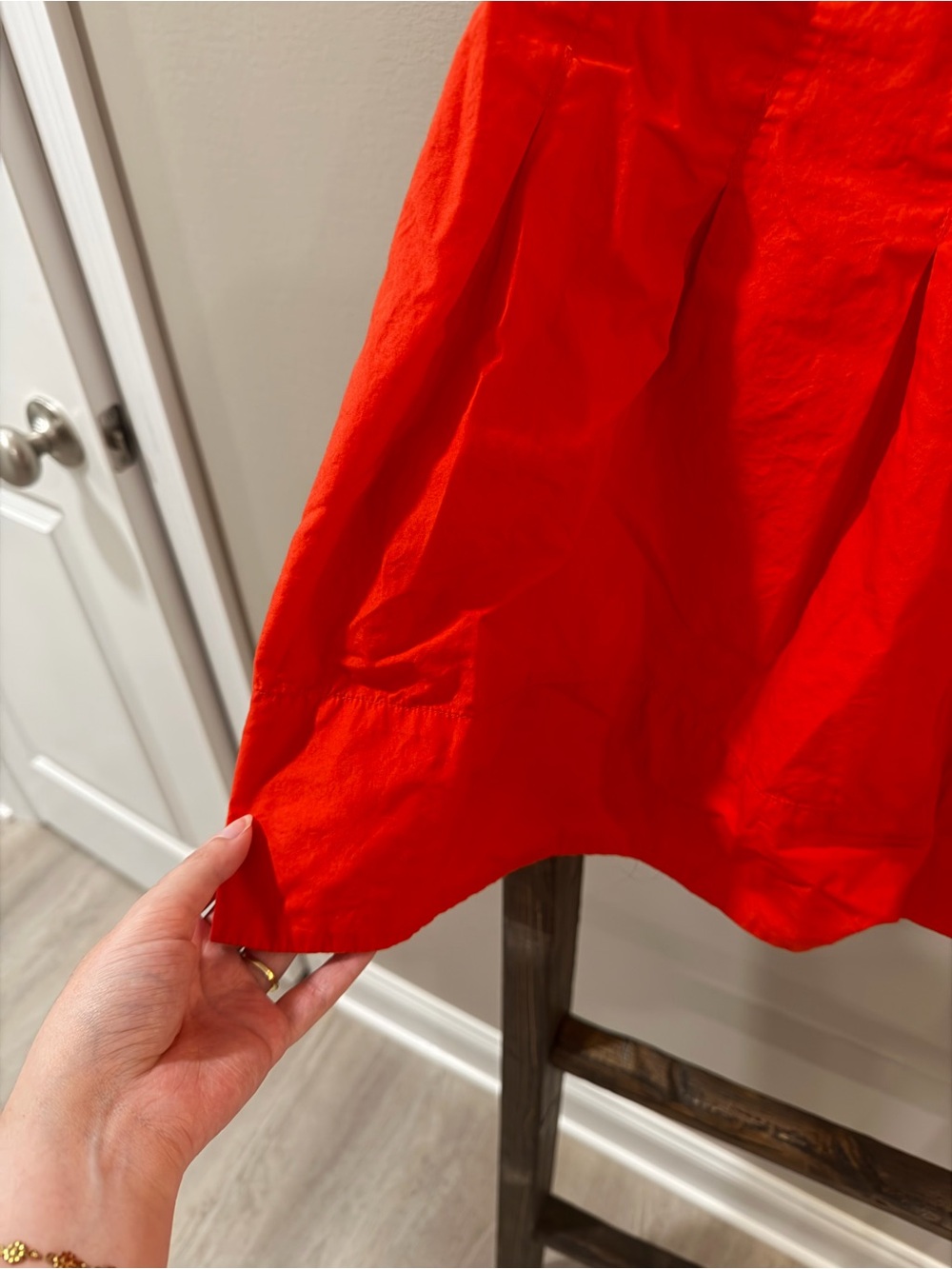 H&M Red Ruffle Skirt - Picture 2 of 7